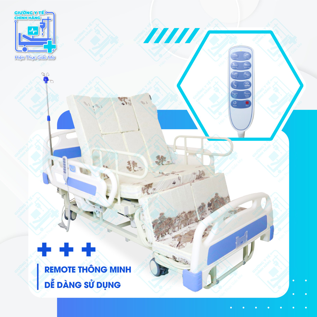 giường bệnh nhân chạy điện Lucass GB-4E